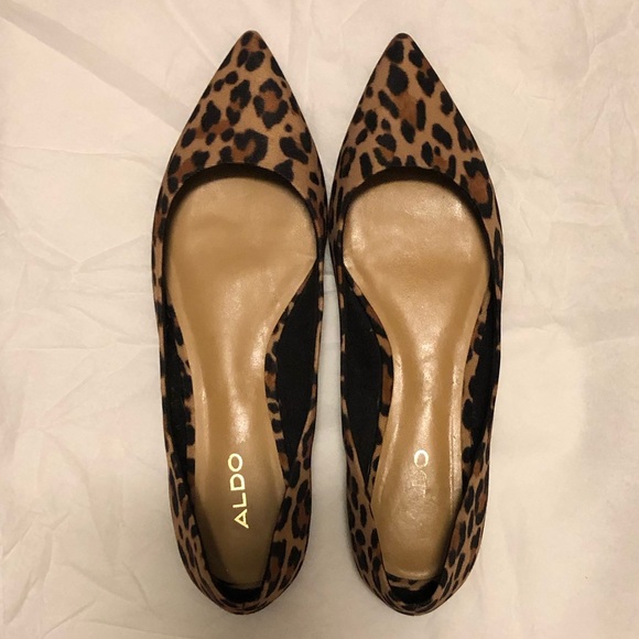 aldo leopard flats